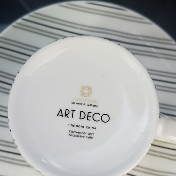 Two teacups with saucers Art Deco - Picture 6 of 9